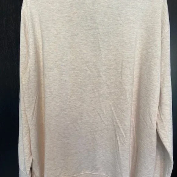 Athleta Sunrise V-Neck Sweatshirt, Size 2X - Toasted Brown Heathered - Picture 5 of 6